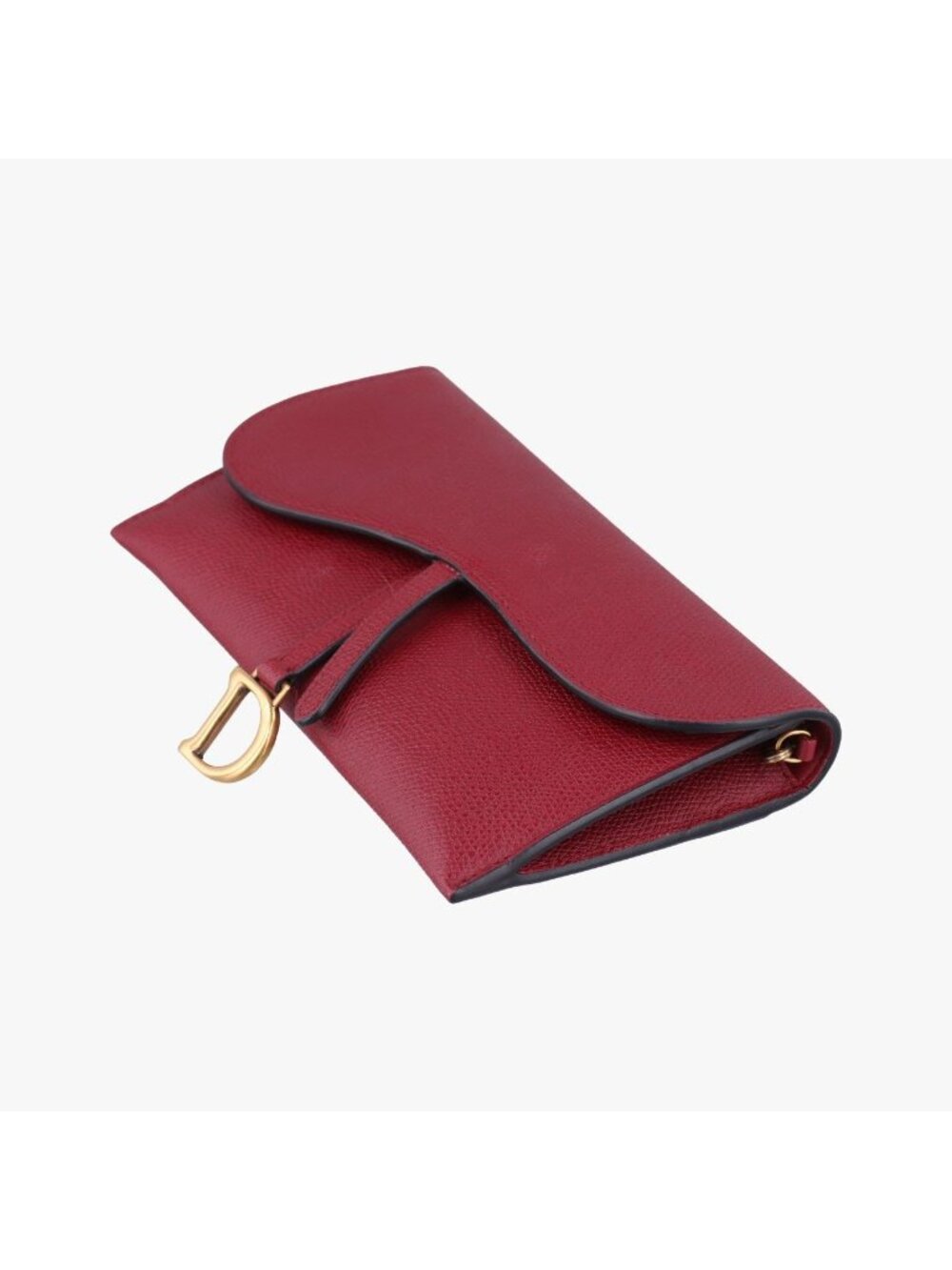 Dior Saddle Red Leather Messenger Bag - Picture 4 of 15
